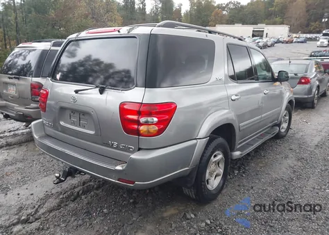 2002 Toyota Sequoia Sr5 z USA, uszkodzony, nr VIN 5TDBT44AX2S106224